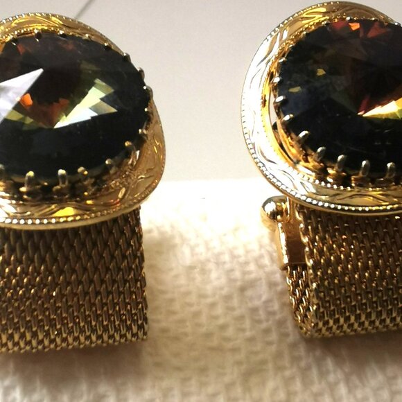 Pair of Cuff Links by Park Avenue in Original Box from the 60s Vintage - Picture 6 of 7